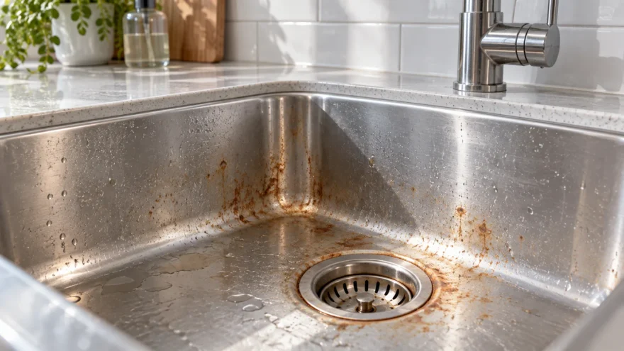 Rust on Stainless Steel Sink