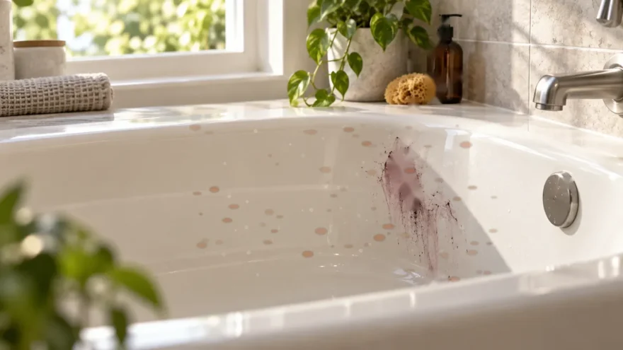 Rust on Vikrell Tub or Shower
