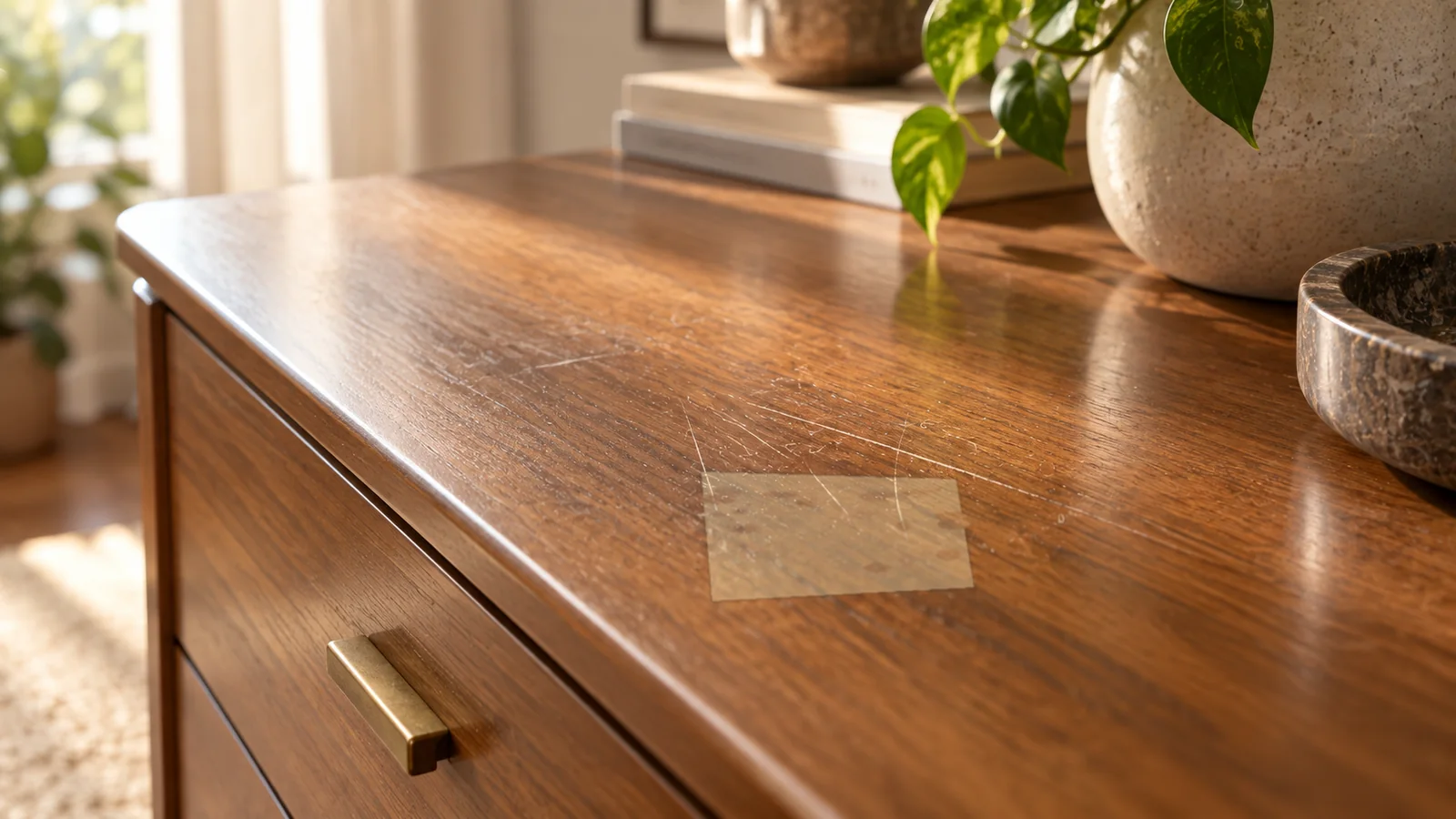 Adhesive on Wood Furniture