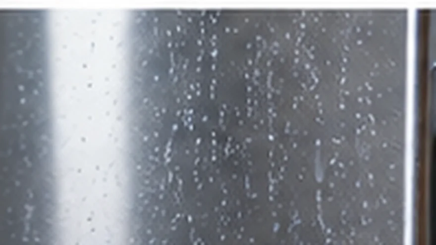 Water Spots on Stainless Steel Appliance