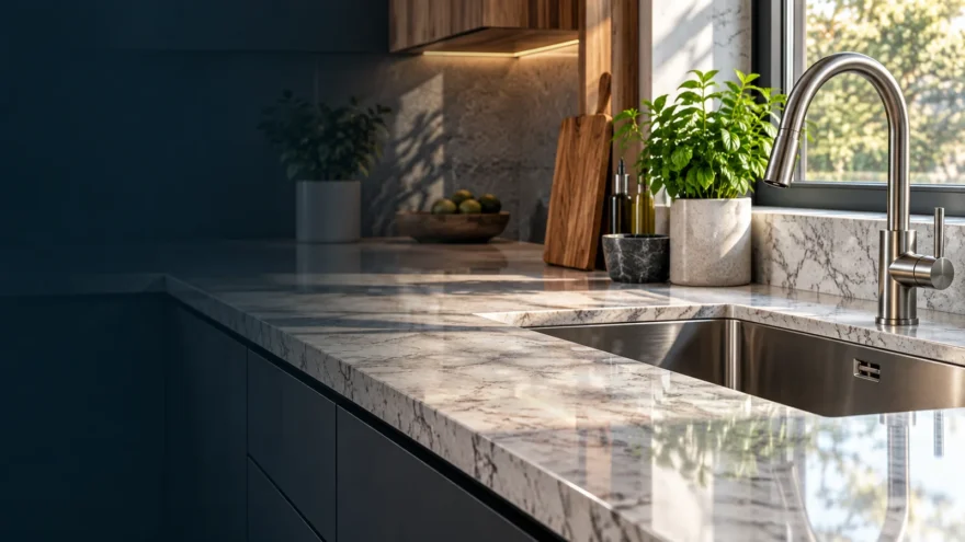 Water Stains on Granite Countertop